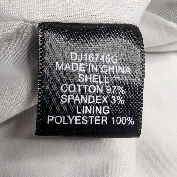 ARK & CO artistic SHIFT dress Sz S 3/4 Sleeves FRONT POCKETS COTTON STUNNINNG - Picture 9 of 10